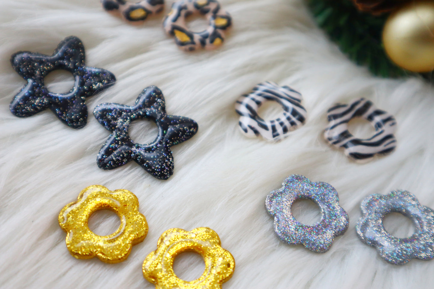 Handmade Polymer Clay Interchangeable Charms - Edition Noel 🎄 Pampilles interchangeables