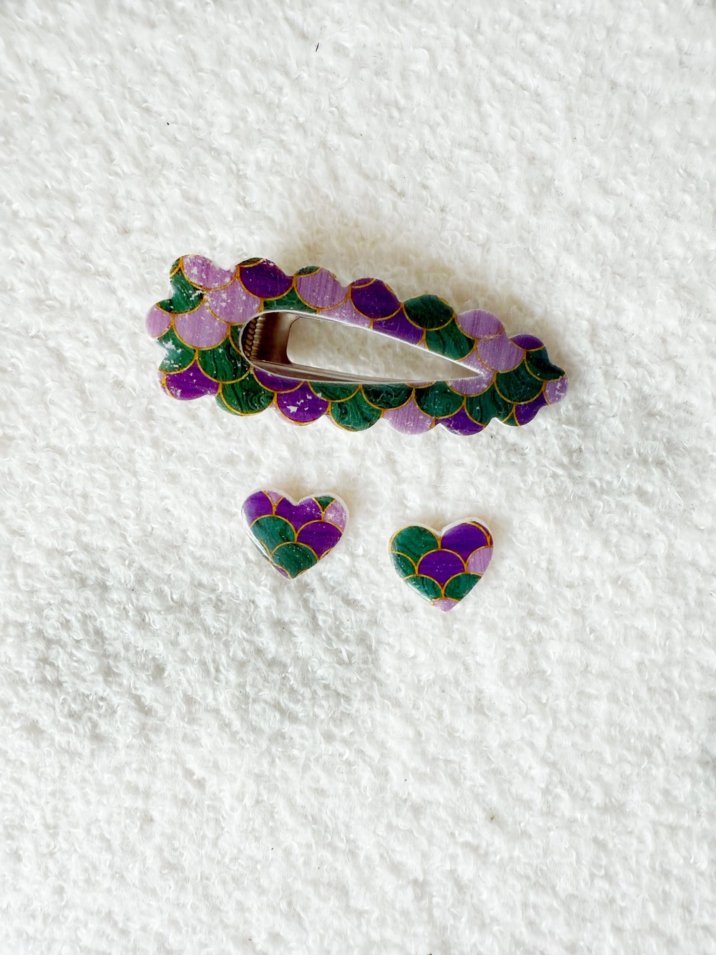 Match Parfait — Mosaïque Sirène 🪸 🐚- Bijoux faits main en France – Créations artisanales uniques | Andreina Clay