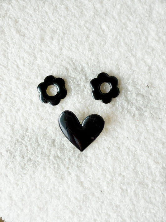 Match Parfait — Noir Intense 🖤- Bijoux faits main en France – Créations artisanales uniques | Andreina Clay