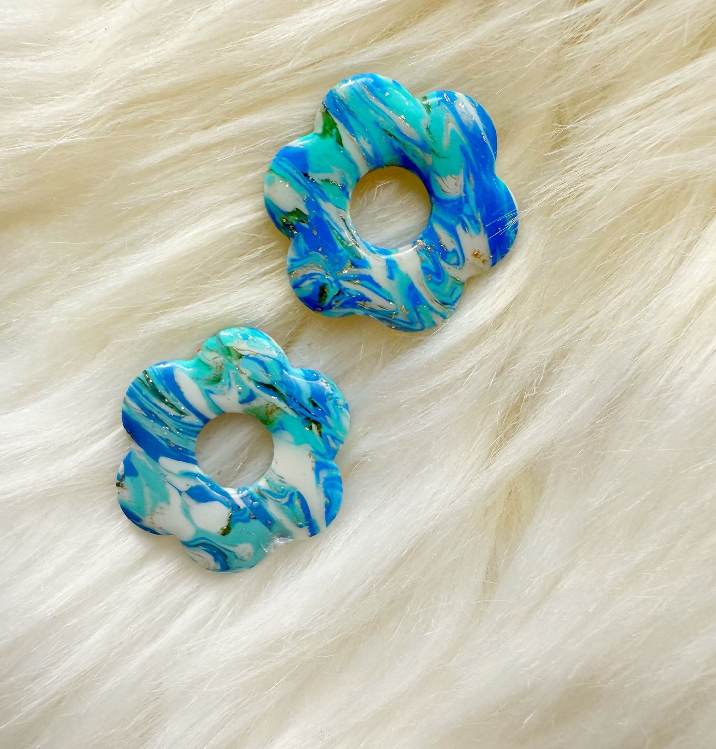 Pampilles interchangeables - Feelin' blue  🌀 MAXI - Bijoux faits main en France – Créations artisanales uniques | Andreina Clay